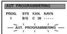 SONY KP-41PZ1E - TV-apparatets automatiske indstilling - 2