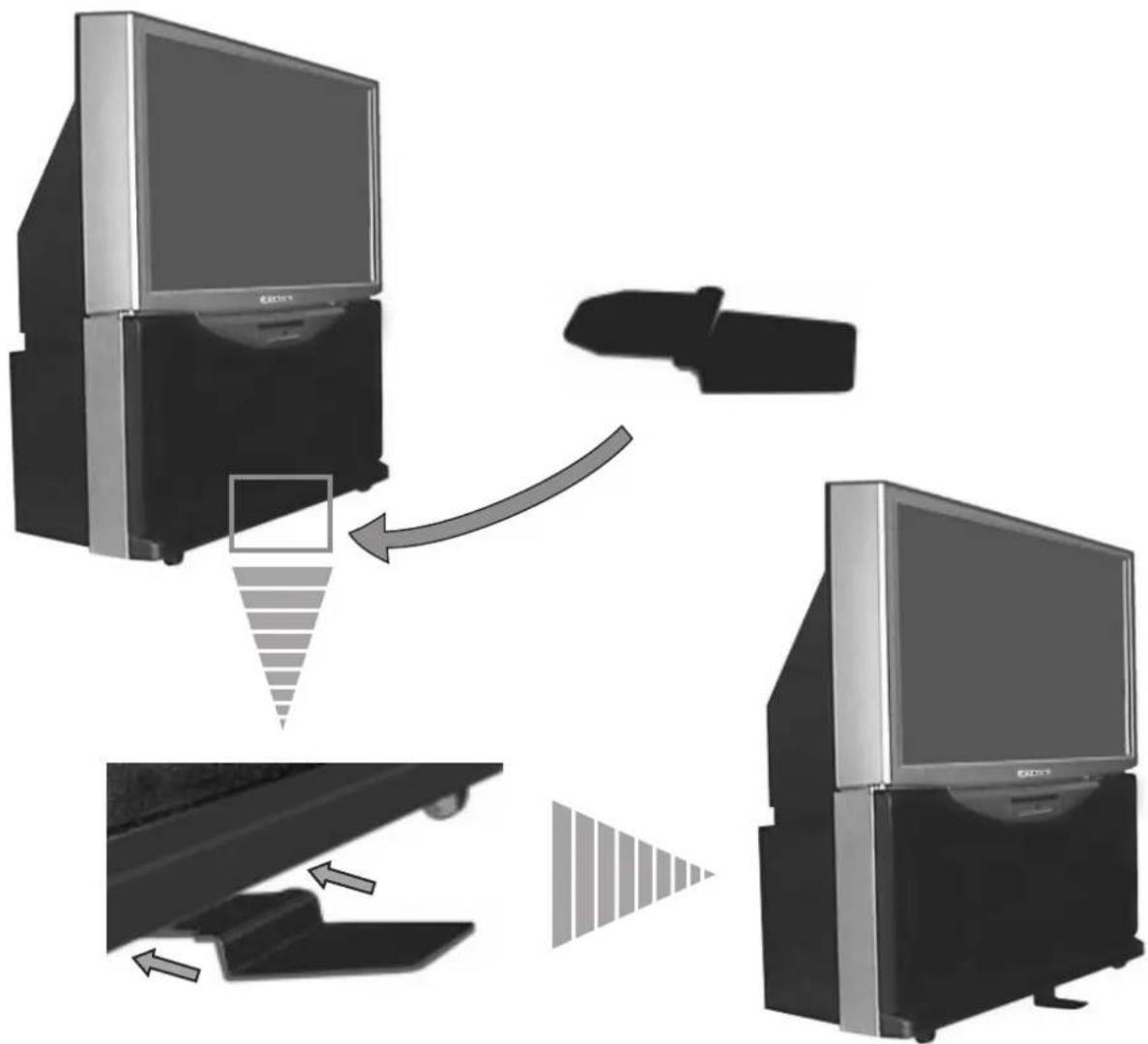 SONY KP-41PZ1E - Taustaprojektorin kiinnitys - 1