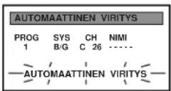 SONY KP-41PZ1E - Kanavien automaattinen viritys kaukosäätimen avulla - 5