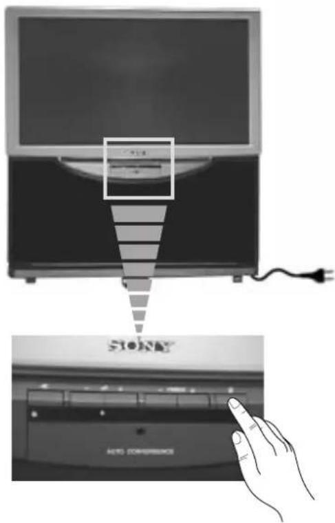 SONY KP-41PZ1E - Taustaprojektori päällekytkentä - 1