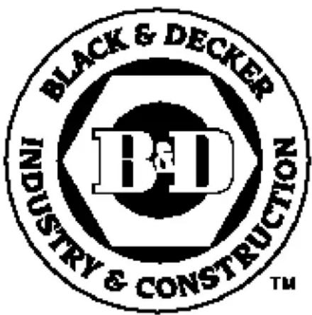 BLACK & DECKER INDUSTRY & CONSTRUCTION BD TM