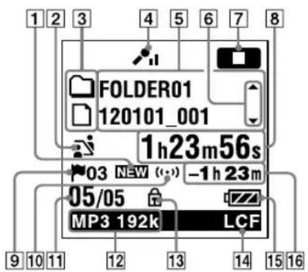 1 2 3 FOLDER01 120101_001 1h23m56s 03 NEW (-) -1h 23m 05/05 MP3 192k LCF