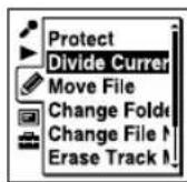 SONY ICD-UX502 - Dividing a file at the current position - 2