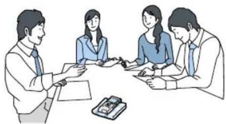 SONY ICD-UX502 - Recording at a meeting - 1