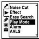 SONY ICD-UX502 - Selecting the play mode - 2