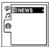 SONY ICD-UX502 - Folders displayed on the Tab of the IC recorder - 2