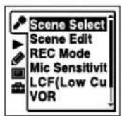 SONY ICD-UX502 - Selecting a recording scene for each situation - 2