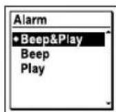 SONY ICD-UX502 - Playing Back a File at a Desired Time with an Alarm - 3
