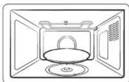 SAMSUNG MC28M6065CW - Bruke crisp-tallerkenen - 1