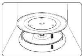 SAMSUNG MC28M6065CW - Roterande platta - 1