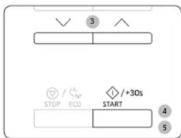 SAMSUNG MS23K3523AW - Justere tilberedningstiden - 7