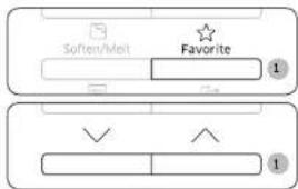 SAMSUNG MS23K3523AW - Sä här använder du favoritinställningen - 1