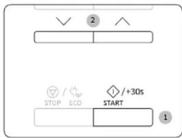 SAMSUNG MS23K3523AW - Justera tillagningstiden - 1