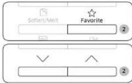 SAMSUNG MS23K3523AW - Brug af favoritfunktionerne - 1
