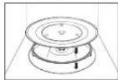 SAMSUNG MS23F302EAS - TURNTABLE - 2