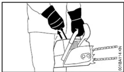 STIHL MS 194 C-E - WARNING - 2
