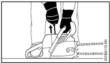 STIHL MS 194 C-E - WARNING - 1