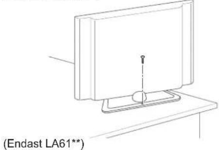 LG 42LA613V - Säkra TV:n i ett bord - 1