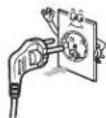 LG P7256R3F - Connecting the power plug - 3