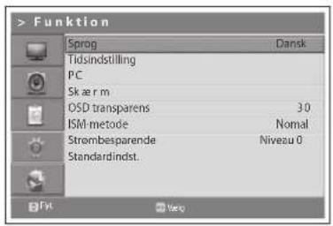 LG 42PG6300 - Valg af menusprog - 2
