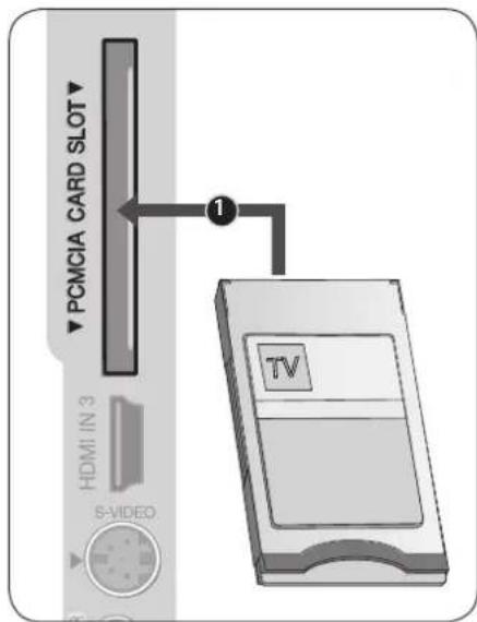 LG 50PG6300 - Isættelse af CI-modul - 1
