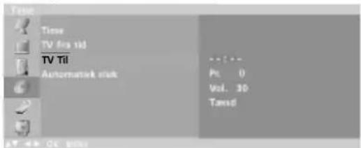 Time TV file lid TV Til Automaticack clock Pt 0 Vol. 30 Tamed