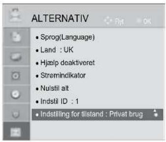 LG 60LD550N - MODE SETTING(TILSTANDSINDSTILLING) - 1