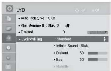 LG 60LD550N - FORVALG AF LYDINDSTILLINGER – SOUND MODE (LYDTILSTAND) - 1