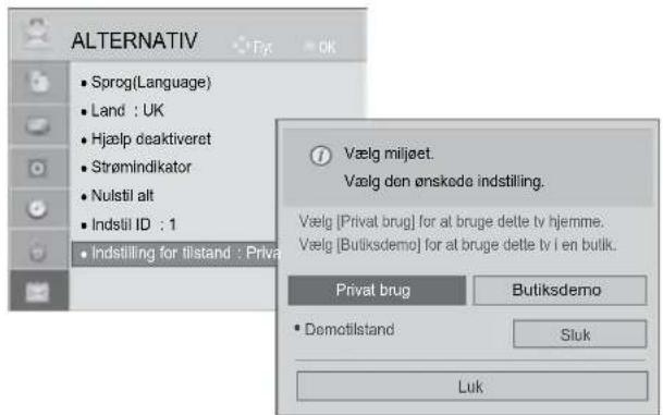 LG 60LD550N - MODE SETTING(TILSTANDSINDSTILLING) - 3