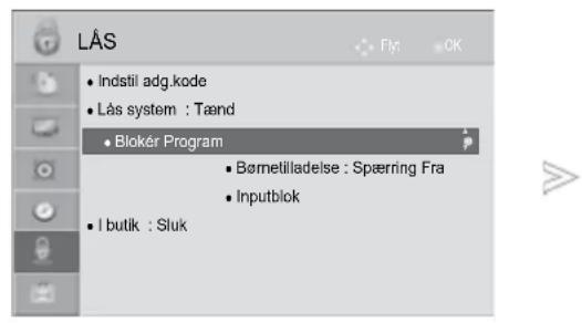 LG 60LD550N - BLOCK PROGRAMME (BLOKÉR PROGRAM) - 1