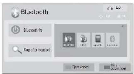 LG 42LD750N - Sådan tilslutter man Bluetooth-hovedtelefoner, der allerede er registreret - 1