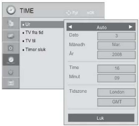 LG 42LD450N - INDSTILLING AF UR - 3