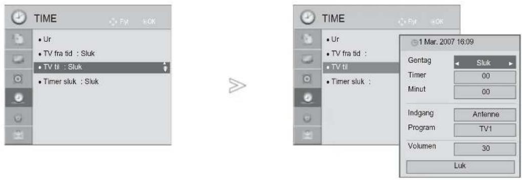 LG 37LD450N - AUTOMATISK TÆND/SLUK-TIMER - 1