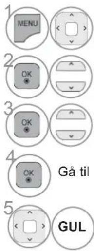 1 MENU 2 OK 3 OK 4 OK 5 GUL
