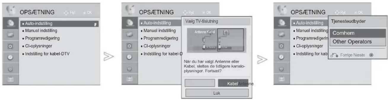LG 32LD350N - Valg af kabel - 1