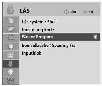 LG 32LD320N - BLOCK PROGRAMME (BLOKÉR PROGRAM) - 1