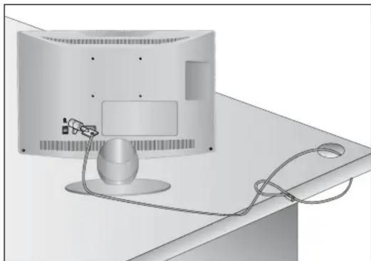 LG 32LD320N - KENSINGTON-SIKKERHEDSSYSTEM - 1