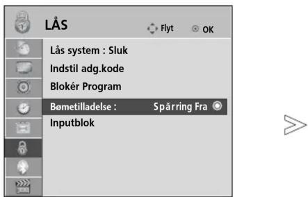 LG 32LD320N - FORÆLDREKONTROL (KUN I DIGITAL TILSTAND) - 1
