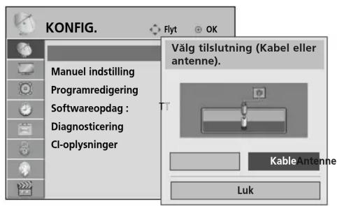 LG 32LD320N - Hvis du vil vælge antenne: - 13