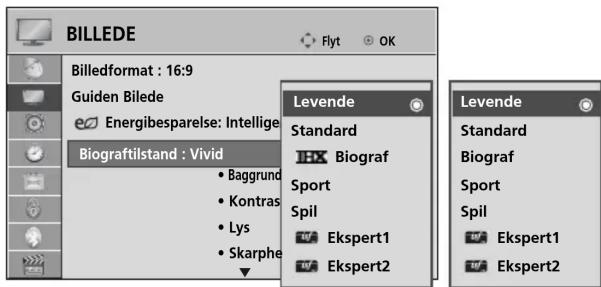 LG 32LD320N - Forvalg af billedtilstand - 3