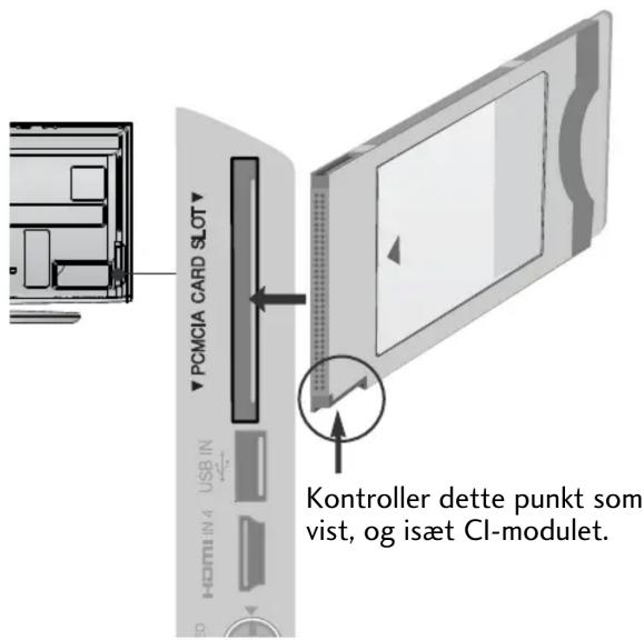 LG 32LD320N - INDSÆTTELSE AF CI-MODUL - 1