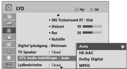 LG 32LD320N - DTV-LYDINDSTILLING (KUN I DIGITAL TILSTAND) - 2