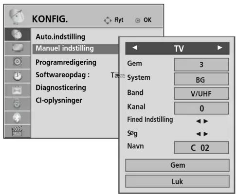 LG 32LD320N - Valg af kabel (DVB kabelfunktion), hvis Finland, Sverige eller “--” er valgt - 8