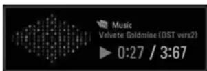 LG 32LD320N - Valg af musik og pop op-menu - 5