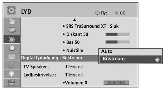 LG 32LD320N - DTV-LYDINDSTILLING (KUN I DIGITAL TILSTAND) - 7
