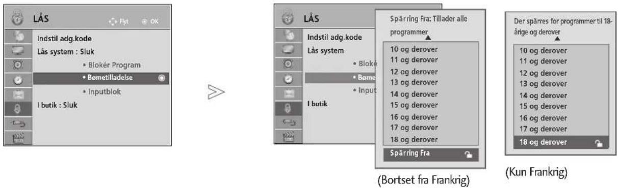 LG 60PK550N - FORÆLDREKONTROL (KUN I DIGITAL TILSTAND) - 1