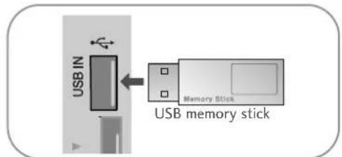 LG 60PK550N - Når USB-enheden tilsluttes - 1