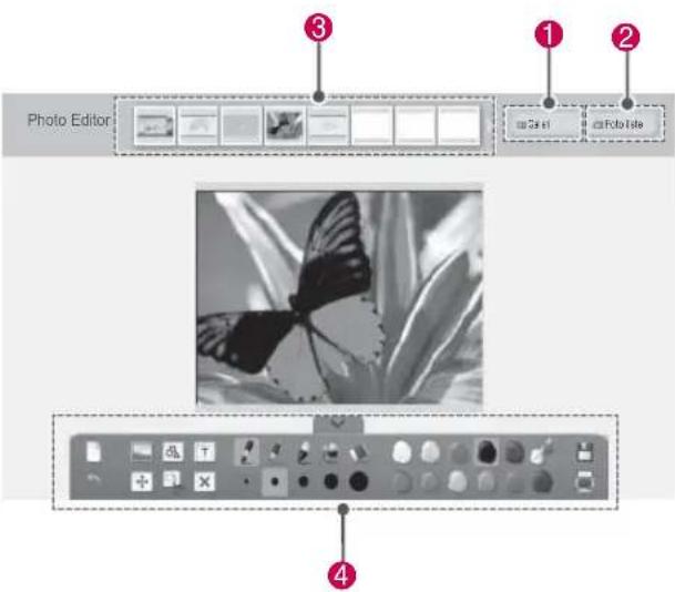 LG 50PZ850N - Brug af Photo Editor - 2