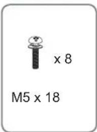 x 8 M5 x 18