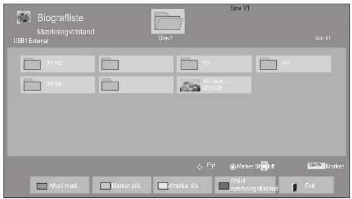 Biografliste Mærkningstilstand USB1 External Drev1 Side 11 Side 11 X1 002 X3 X5 X7 X9 X10 X11 X12 X13 X14 X15 X16 X17 X18 X19 X20 X21 X22 X23 X24 X25 X26 X27 X28 X29 X30 X31 X32 X33 X34 X35 X36 X37 X38 X39 X40 Fyt Marker Slotkit Work Marker Afspl mark Marker site Afmarker site Aftut markningstilstand Exit